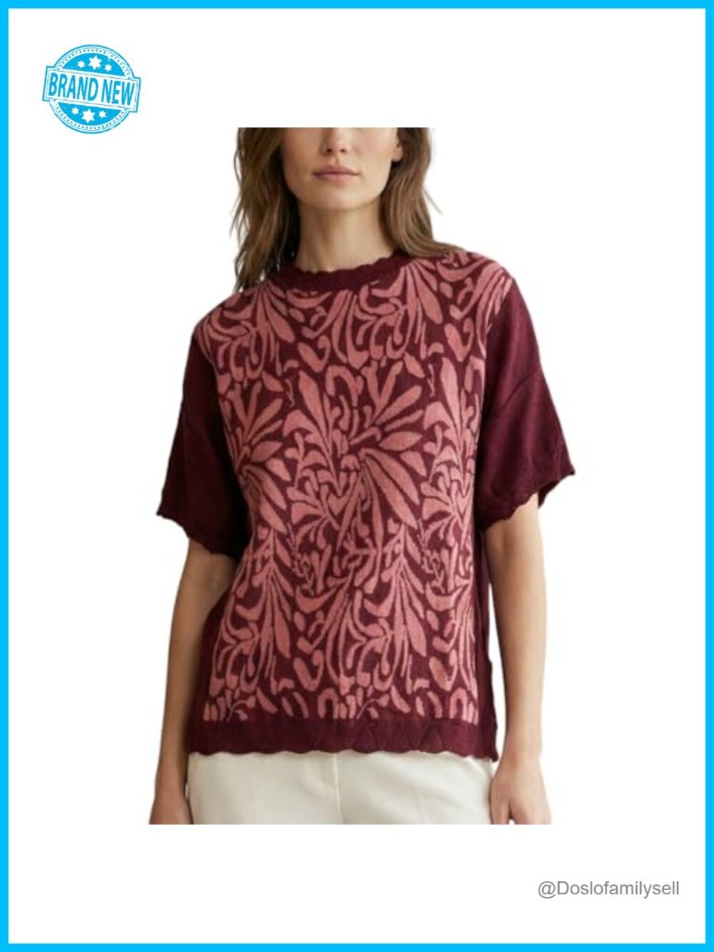 Womens Cropped Knit Top Batwing Sleeve Cowl Neck Pullover Sweater
